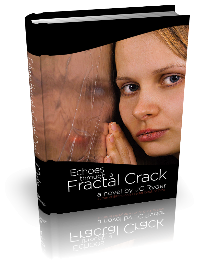Echoes Through a Fractal Crack | Second in a series Echoes Through a Fractal Crack, 3D Book Cover