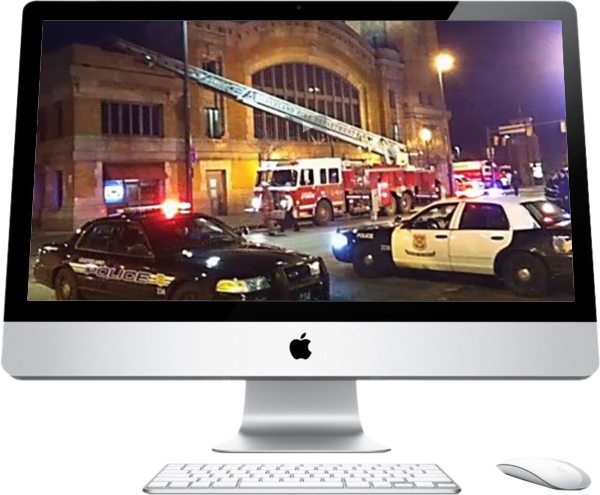 TV Monitor displalying March Mudness Bookend Cable Spots